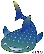 ジンベイザメ イラスト