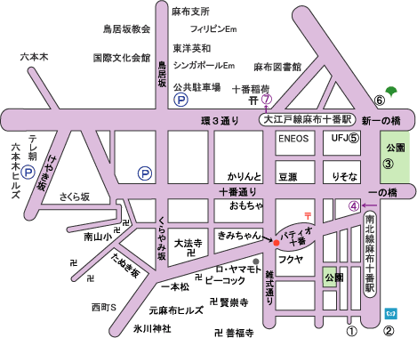 元麻布ヒルズ地図