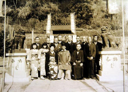 神社再建写真